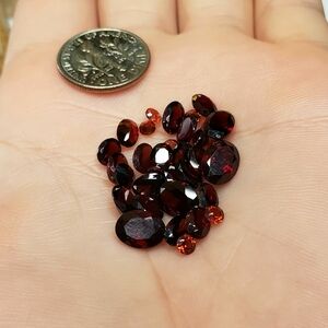 Assorted Garnet Facets